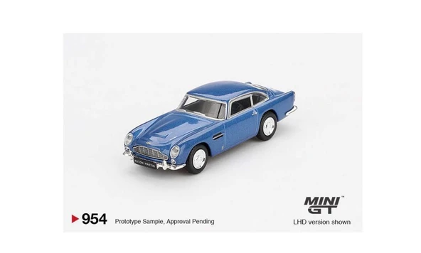 Mini GT 954 Aston Martin DB5 Sierra Blue 1/64 Model Araba - Resim 2