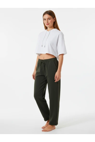 Bravie Duble Paça Eşofman Altı Haki 2629 - 2