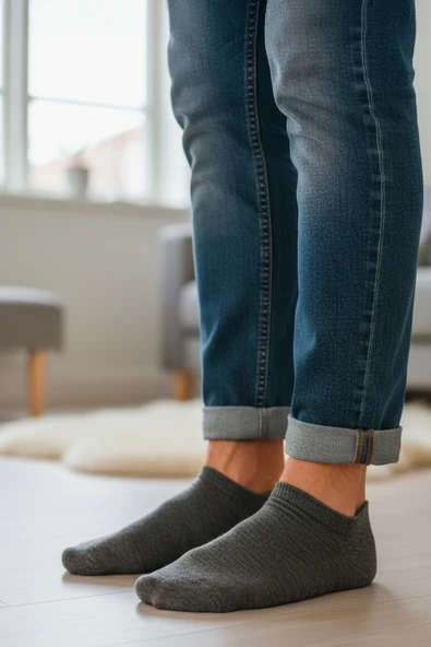 Bravie Bambu Erkek Çorap 786 Koyu Gri