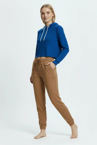 Bravie Jogger Paça Eşofman Altı Hardal 3013 - 3