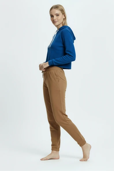 Bravie Jogger Paça Eşofman Altı Hardal 3013 - 4