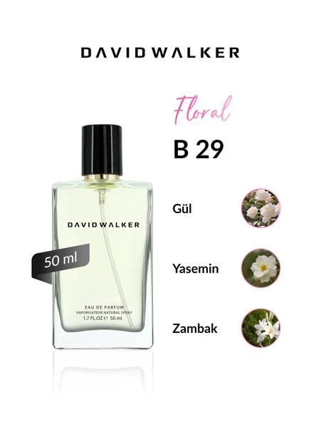 David Walker B29 Ittercuil 50 ml Kadın Parfüm | Floral ürün görseli 1