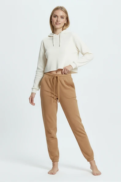 Bravie Jogger Paça Eşofman Altı Hardal 3013 - 5