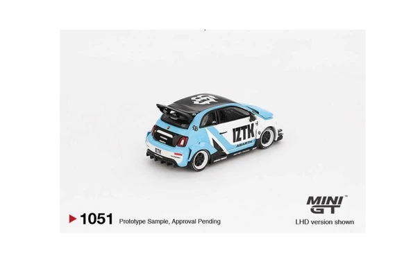Mini GT 1051 Abarth 595 LB-WORKS x Abas Works 1/64 Model Araba - Resim 4