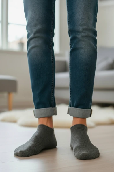 Bravie Bambu Erkek Çorap 786 Koyu Gri - 5