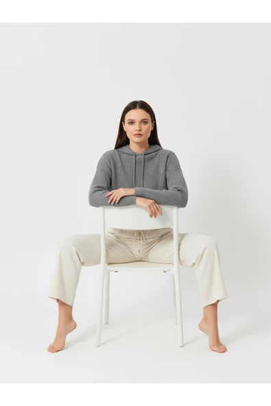 Bravie Düz Paça Eşofman Altı Bej 3011 - 3