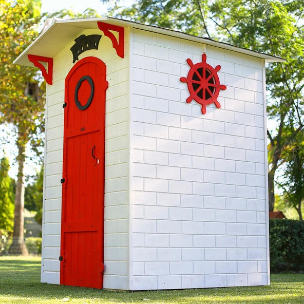 MANDU Ahşap Soyunma Kabini XL MAVİ - Resim 4