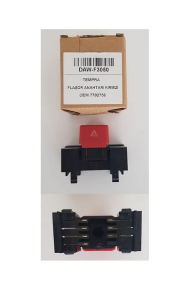 FLASÖR ANAHTARI KIRMIZI FIAT TEMPRA 90>96  TIPO HB 92>95 ALFA ROMEO 155 92>97 LANCIA DEDRA ürün görseli 1