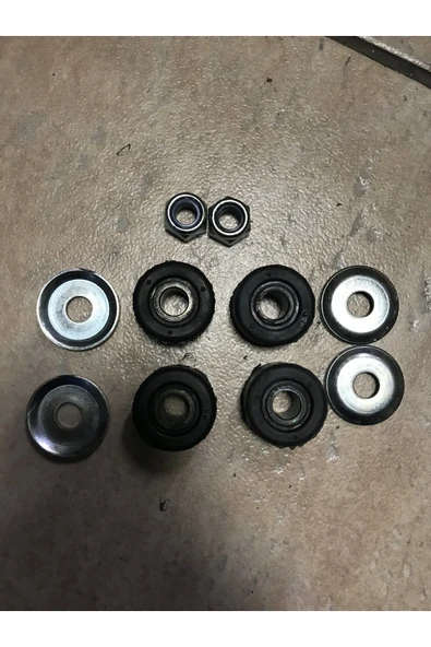 Tempra Tipo Terazi Uç Lastiği Pullu ve Somunlu 2 Teker İçin ürün görseli 1