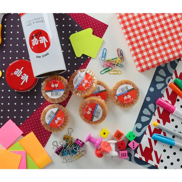 Vege Retro 12x33 Cellulose Tape Selefon Bant 1 Adet - Resim 2