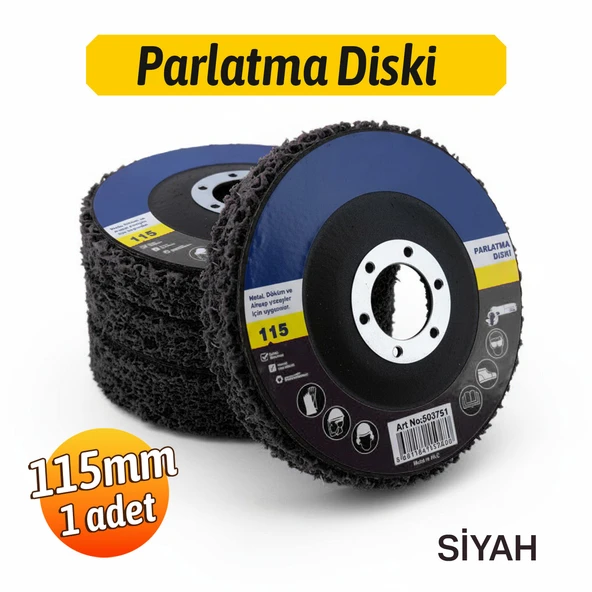 Siyah 115 mm Parlatma Diski Döküm Metal Ahşap Yüzeyler İçin Pas Boya Sökücü Flap Disk - Resim 2