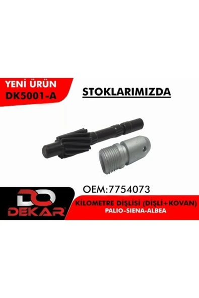 KİLOMETRE DİŞLİSİ + KOVAN DK5001A PALİO ALBEA DOBLO SIENA 7754073 EGP ürün görseli 1
