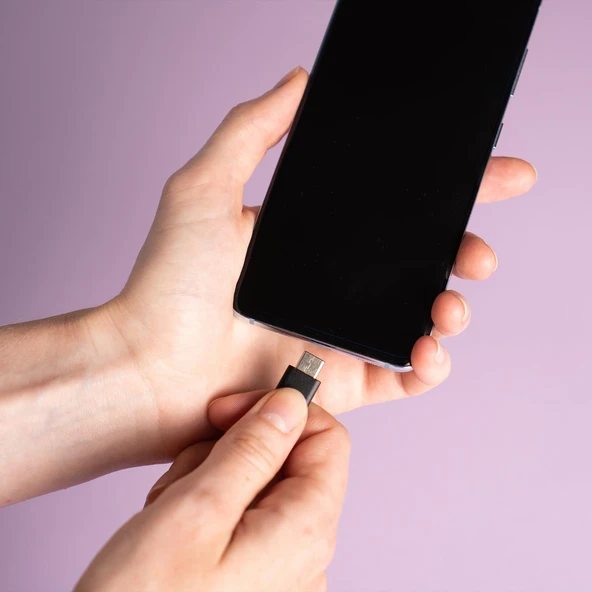 Polosmart PBS407 Micro USB Şarj ve Data Kablosu 2.4 Amper  1.2 Metre Gri - Resim 2