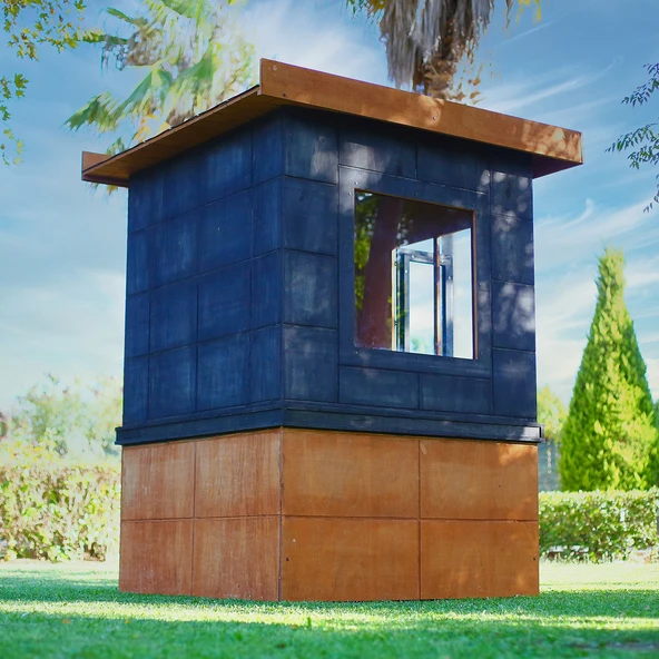 MANDU Ahşap Güvenlik Kulübesi (Güvenlik Kabini) - Resim 3