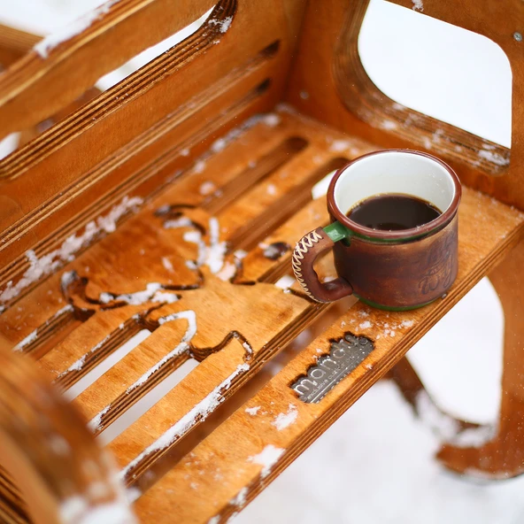 MANDU Ahşap Kar Kızağı - Resim 5