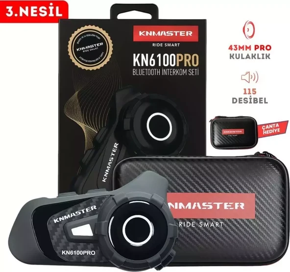 Knmaster KN6100 PRO Bluetooth Intercom ürün görseli