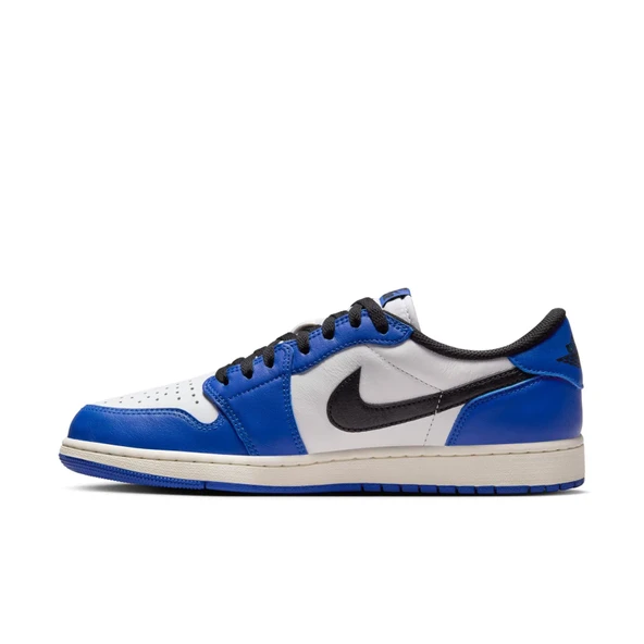 Air Jordan 1 Retro Low OG 'Game Royal' Erkek Basketbol Ayakkabısı    CZ0790-140 - Resim 3