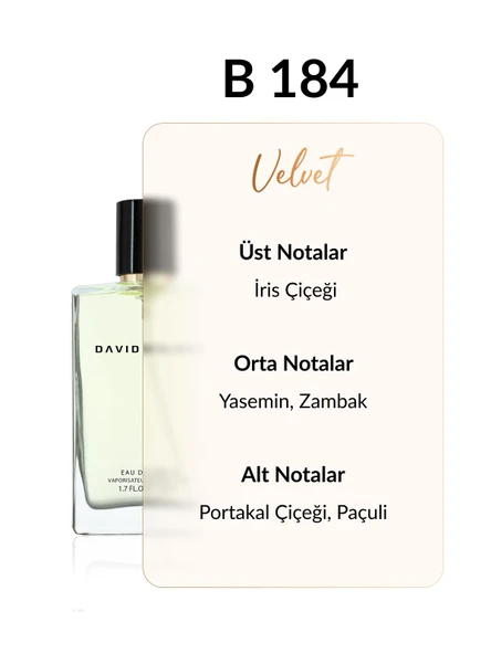 David Walker B184 Tragedi 50 ml Kadın Parfüm | Velvet - Resim 2