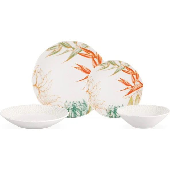 Madame Coco Antoine 24 Parça 6 Kişilik Yemek Takımı - Resim 3