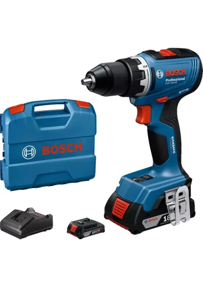 Bosch Gsr 18v-65 Akülü Delme Vidalama 2x2.0ah ürün görseli