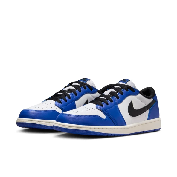 Air Jordan 1 Retro Low OG 'Game Royal' Erkek Basketbol Ayakkabısı    CZ0790-140 - Resim 2
