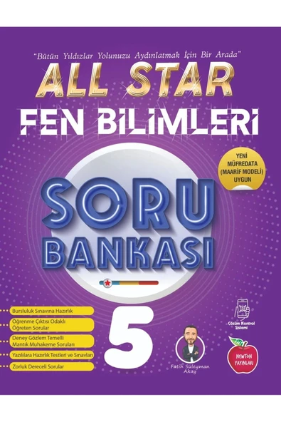 Yeni 5.Sınıf All Star Soru Bankası Fen Bilimleri ürün görseli