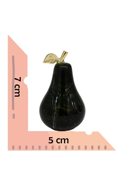 taru pasaj Dekoratif Armut Figürü - El Yapımı Şık Ev ve Ofis Aksesuarı - Resim 3