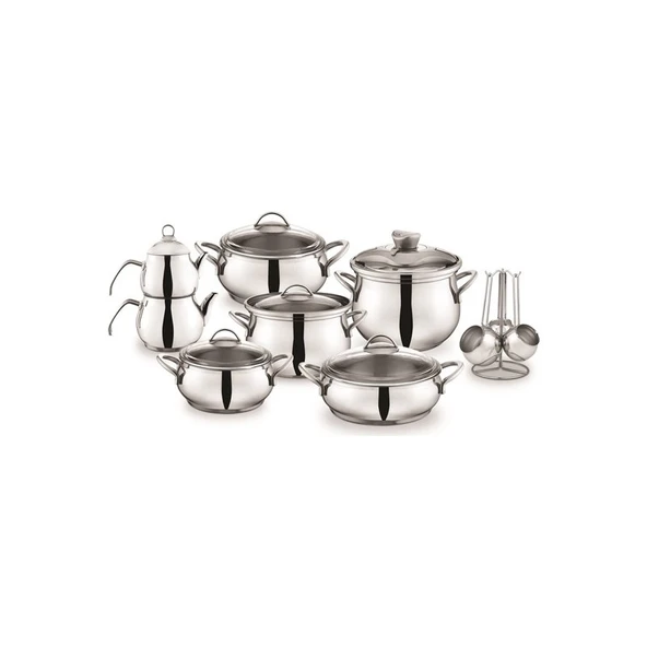 Schafer 18 Parça Alia Tencere Takımı (Gümüş) ürün görseli