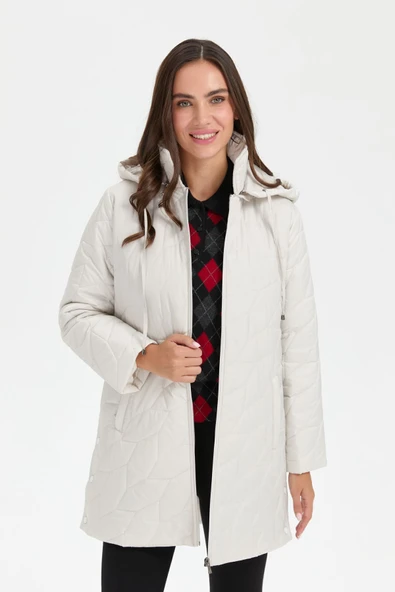 24419 DESEN TFS YANLARI ÇITÇITLI İRİ YAPRAK DESENLİ PY ARA BOY KAPİTONE KABAN - Resim 5