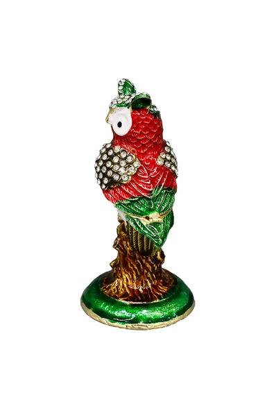 taru pasaj Kristal Taşlı Metal Baykuş Dekoratif Aksesuar - Şık ve Zarif Dekorasyon Ürünü - Resim 2