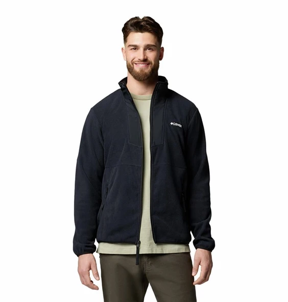 Columbia Sequoia Grove™ Full Zip Fleece Siyah Erkek Outdoor Polar AM0596 - Resim 5