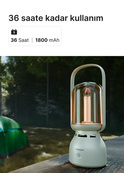 Xenon Smart Taşınabilir Lamba & Hoparlör X6850 - Resim 3