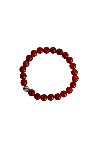 taru pasaj Kırmızı Akik Doğal Taş Bileklik – Enerji Dengeleyici, Şık ve Özgün Tasarım - 2