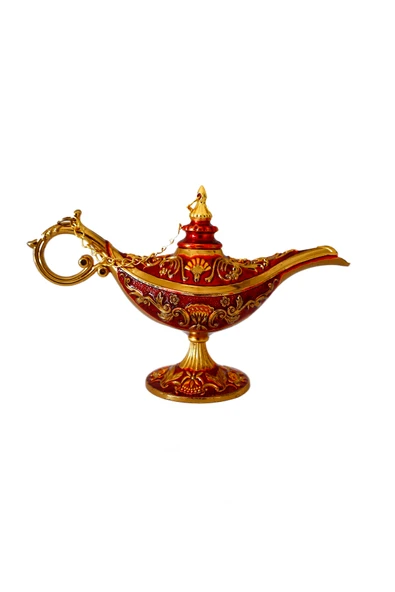 taru pasaj Dekoratif Alaaddin Sihirli Lambası - Vintage Tasarım, 13x8.5 cm ürün görseli