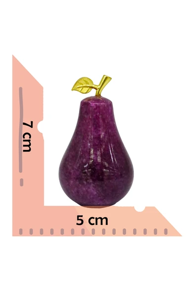 taru pasaj Dekoratif Armut Figürü - El Yapımı Şık Ev ve Ofis Aksesuarı - Resim 3