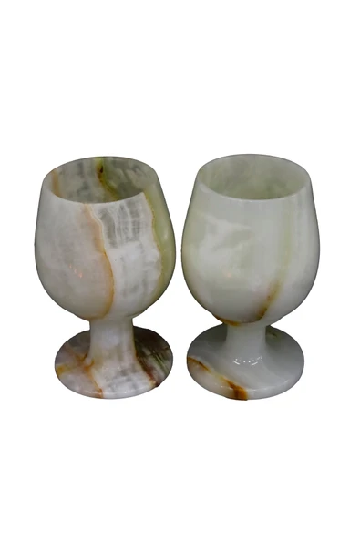 taru pasaj Doğal Oniks Taş Kadeh – Koleksiyonluk ve Hediyelik ürün görseli