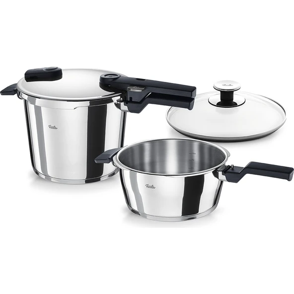 Fissler Vitaquick Glossy Düdüklü Tencere 6+3,5 Litre ürün görseli