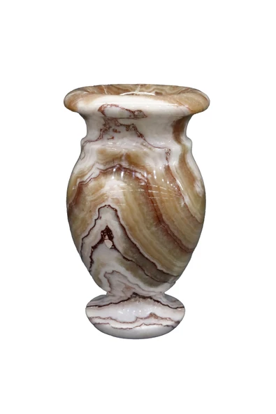 taru pasaj Oniks Doğal Taş Küp Vazo – 12 cm Dekoratif El Yapımı Ürün - Resim 4