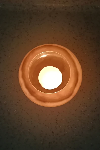 taru pasaj El Yapımı Doğal Oniks Taş Hacıyatmaz Mumluk – Zarif ve Dayanıklı - 8