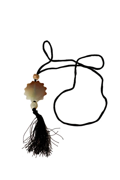 taru pasaj "Oniks Doğal Teslim Taşı Kolye -  On İki İmam ve Üçler İnancı Temsilcisi, Özel Tasarım Kolye" - Resim 2