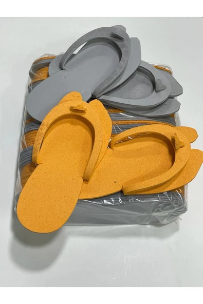 Renkli Pedikür Terliği 50 Çift 100 Adet ürün görseli