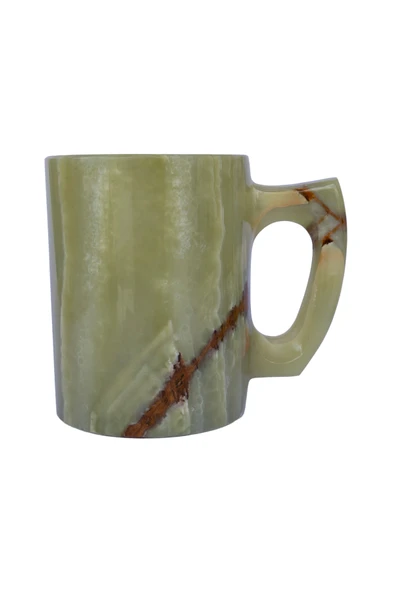 Oniks "Doğal Taş Kupa Bardak - El Yapımı, Şık ve Dayanıklı Tasarım" (Oniks Taşı) - Resim 2