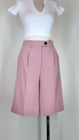 71154 DİLVİN PENSLİ UZUN BERMUDA ŞORT ürün görseli