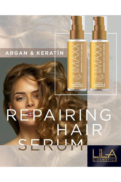 BEAUTY EXPERT Keratin & Argan Yağı Özlü Saç Bakım Serumu 100 ml - Resim 4