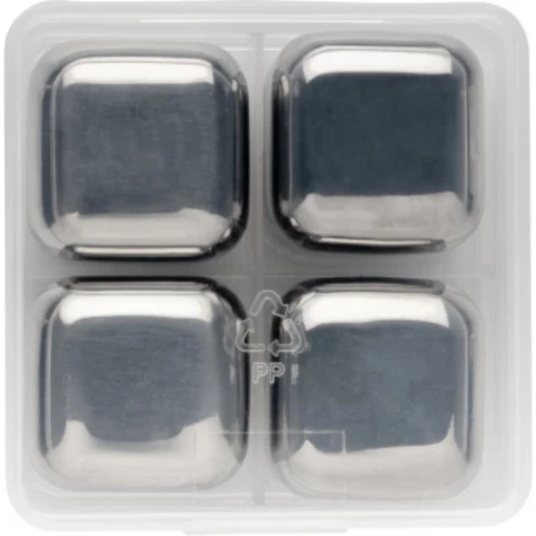 4'lü Çelik Metal Kaplama Buz Taşı - Resim 2