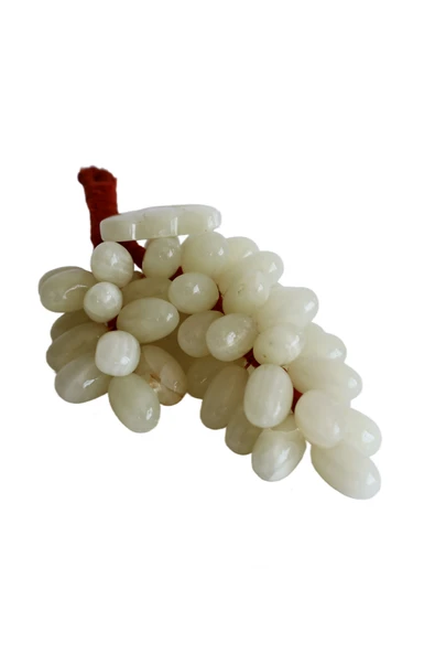 taru pasaj Doğal Oniks Taş 50 Taneli Üzüm Dekor – Feng Shui Bereket ve Bolluk Sembolü, El Yapımı Şık Ev - Resim 2