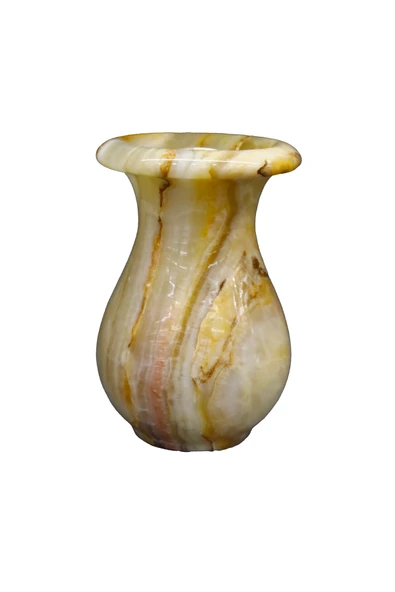 taru pasaj Doğal Oniks Taş Lale Vazo – Şık ve Dekoratif El İşçiliği ürün görseli