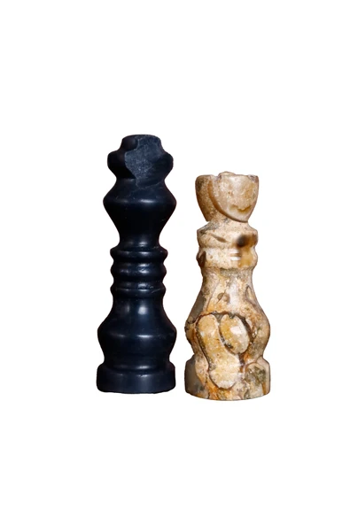 taru pasaj El Yapımı Doğal Taş Satranç Takımı - Şık ve Benzersiz Tasarım ürün görseli