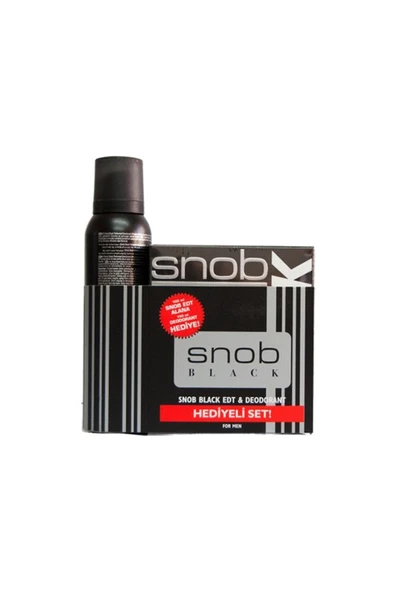 Edt 100 Ml+ Deo Black Erkek Parfümü 8690644015694 ürün görseli