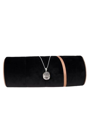 taru pasaj "Çöl Jasper Doğal Taş Kolye - Toprak Tonlarında Zarif Bir Duruş" - 2